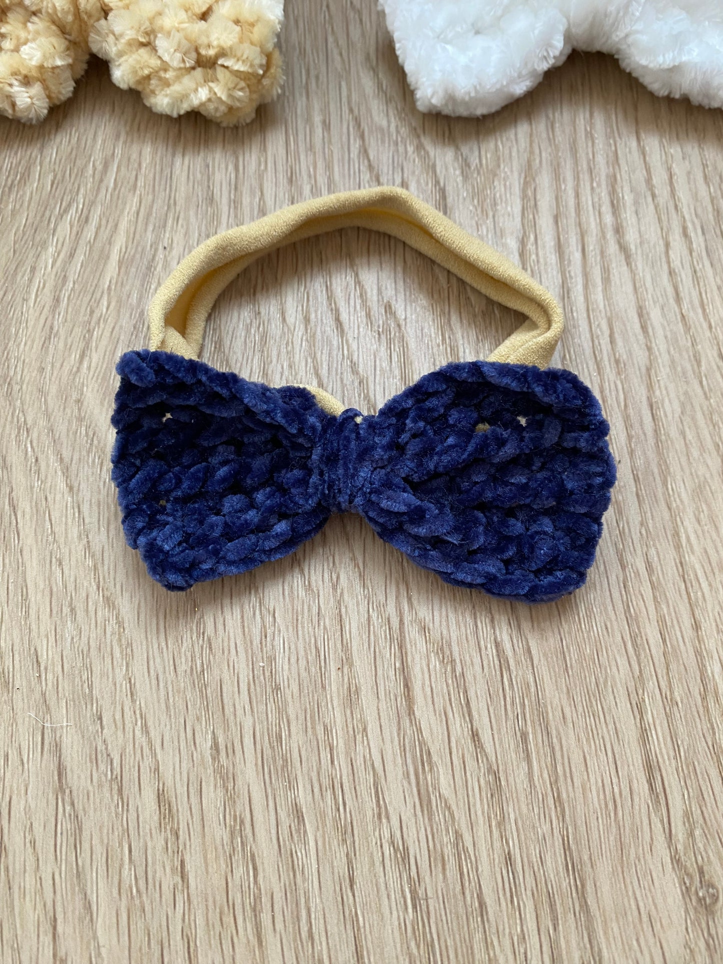 Velvet Headband Bows