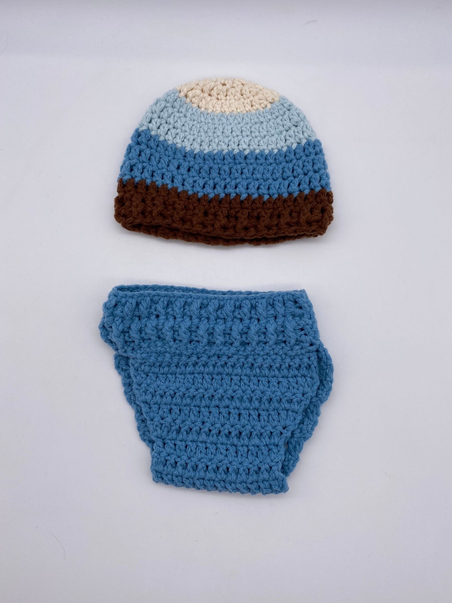 Newborn Striped Cap Set