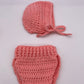 Brunch with Baby Bonnet and Bloomer Set