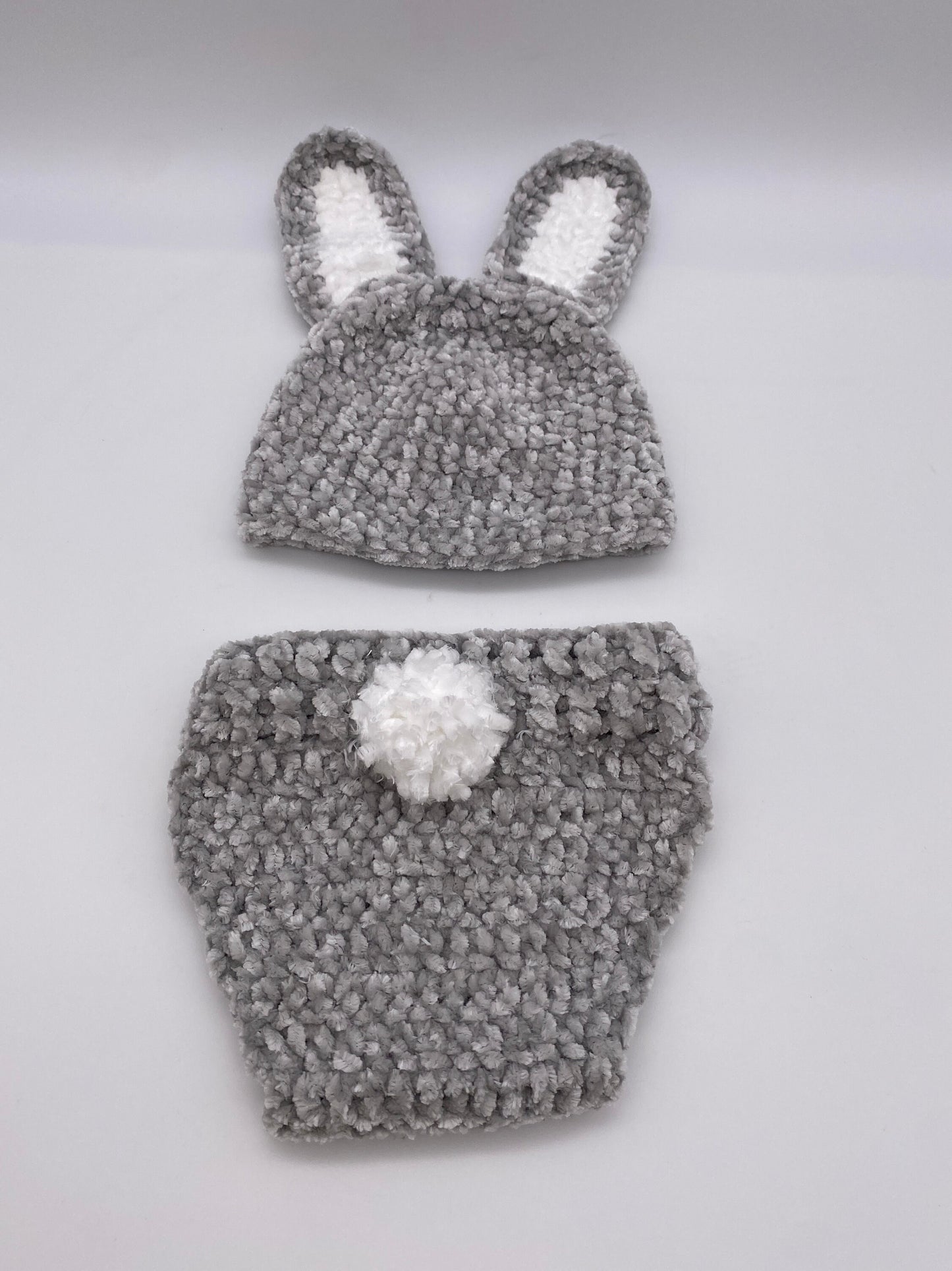 Newborn Bunny Hat and Bloomers Set