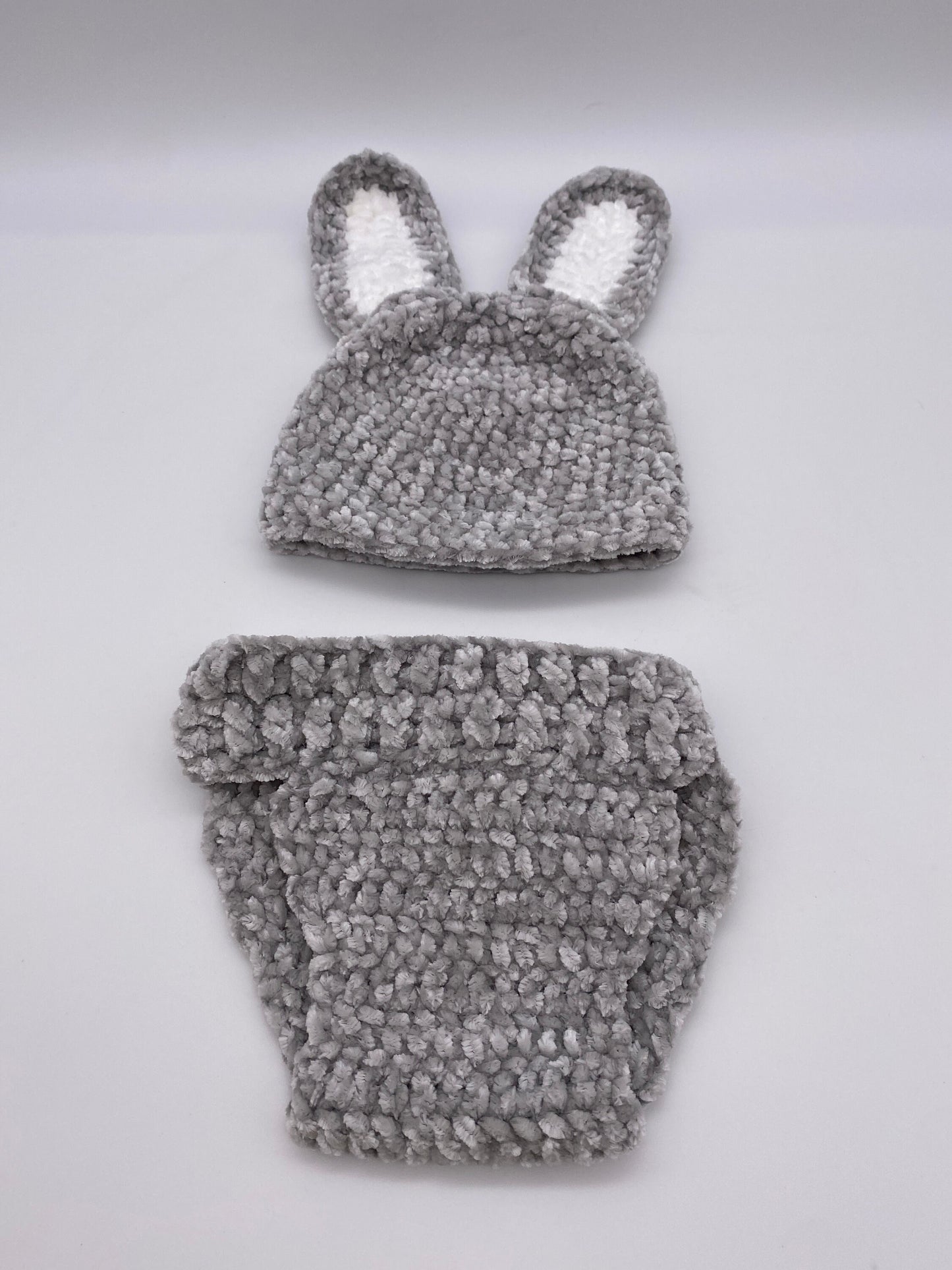 Newborn Bunny Hat and Bloomers Set