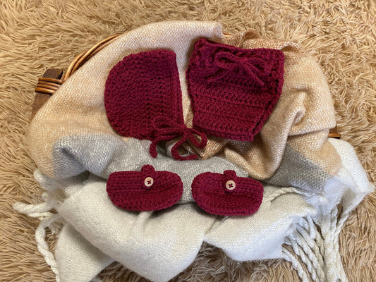 Cranberry Sauce Newborn Set